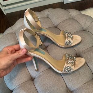 Betsey Johnson blue sole heels